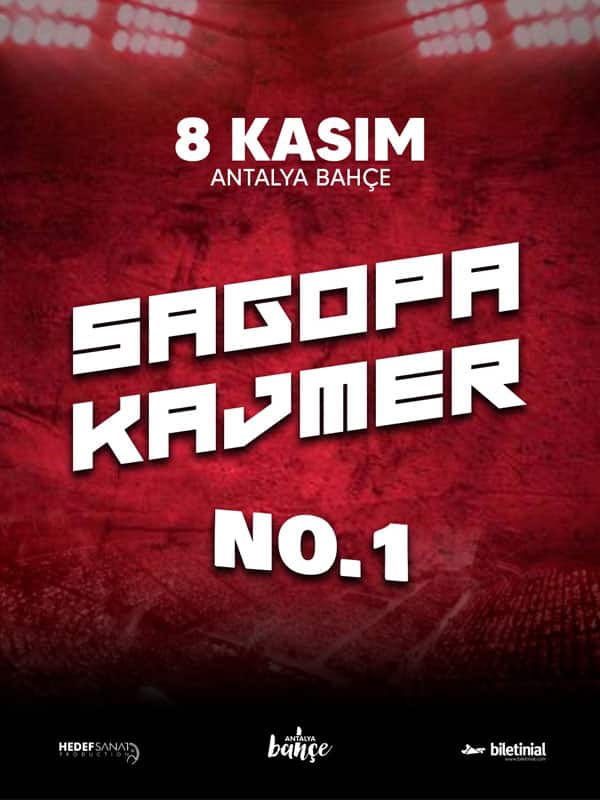 Sagopa Kajmer - No.1, 8 Kasım 2026, Antalya Bahçe, Antalya konser afişi