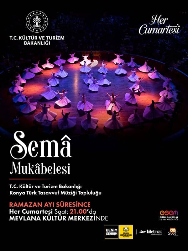 Sema Mukabelesi - Konya Türk Tasavvuf Müziği Topluluğu afişi