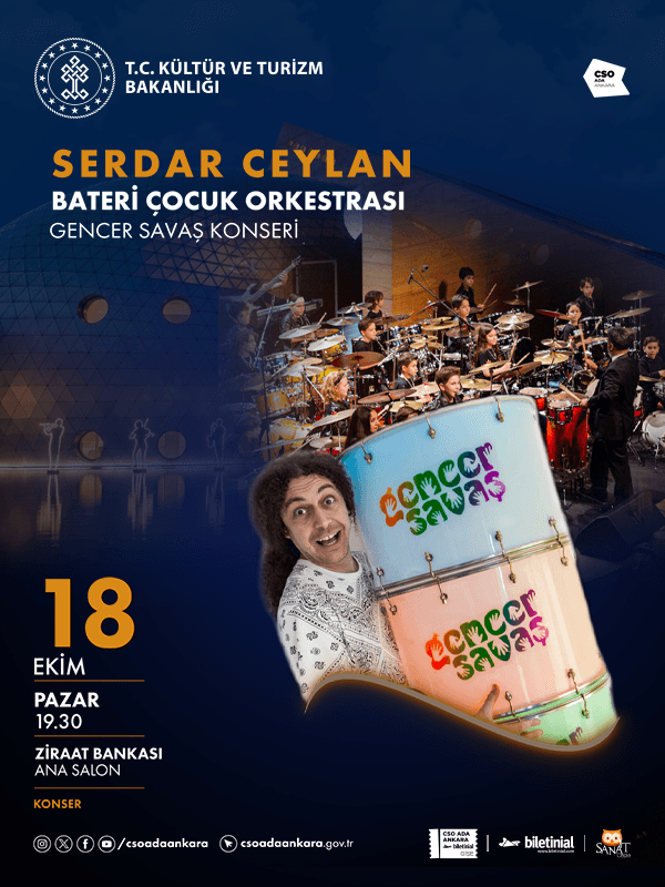 Serdar Ceylan Bateri Çocuk Orkestrası Gencer Savaş Konseri