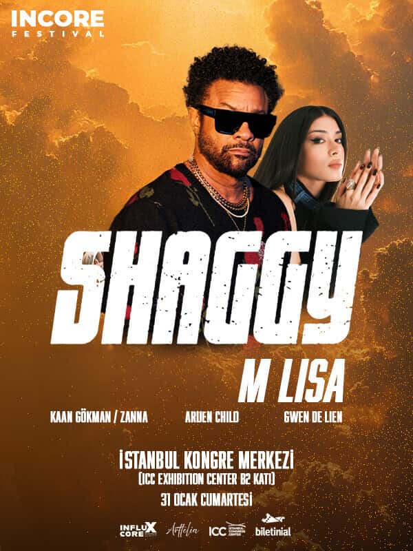 Incore Festival İstanbul : Shaggy afişi