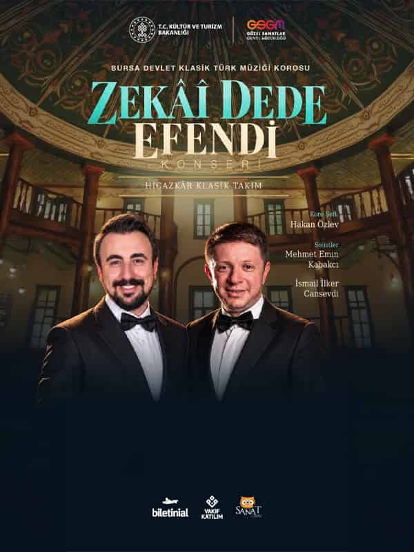 Zekai Dede Efendi, 12 Ekim 2026, Bursa Mevlevihanesi, Bursa konser afişi