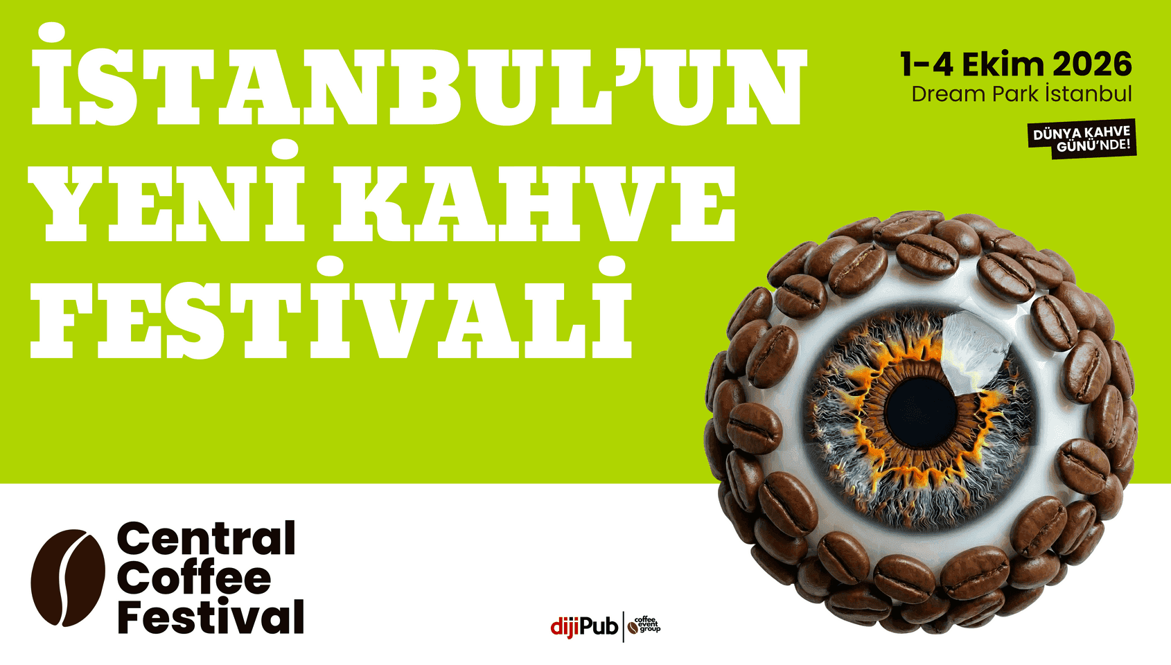 Central Coffee Festival, 2 Ekim 2026, Dream Park İstanbul, İstanbul konser afişi