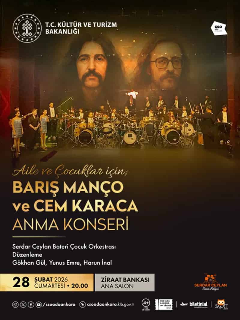 Aile ve Çocuklar İçin Barış Manço ve Cem Karaca Anma