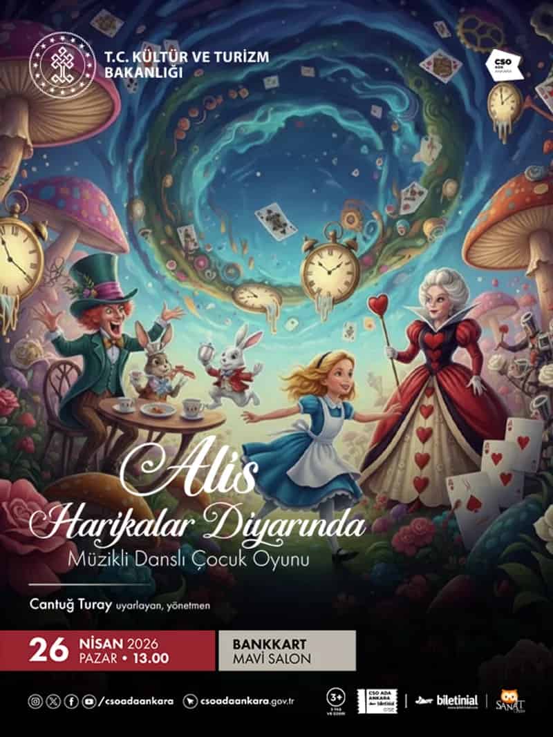 Alis Harikalar Diyarında Müzikli Danslı Çocuk Oyunu