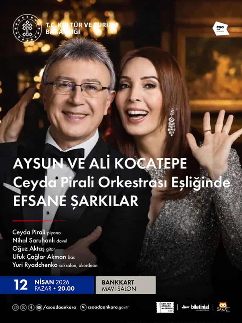 Aysun ve Ali KOCATEPE - Ceyda Pirali Orkestrası Eşliğinde - Efsane Şarkılar