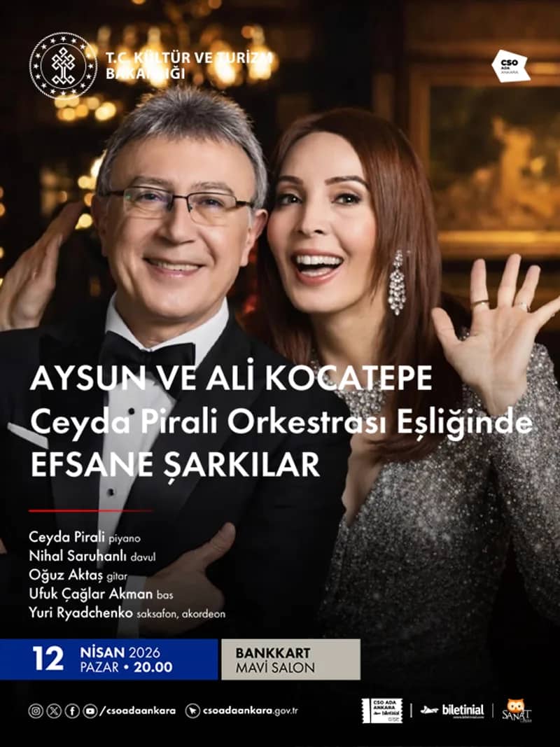 Aysun ve Ali KOCATEPE - Ceyda Pirali Orkestrası Eşliğinde - Efsane Şarkılar