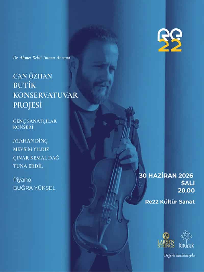 Can Özhan Butik Konservatuvar Genç Sanatçılar Konseri - Dr. Ahmet Rebii Tınmaz Anısına