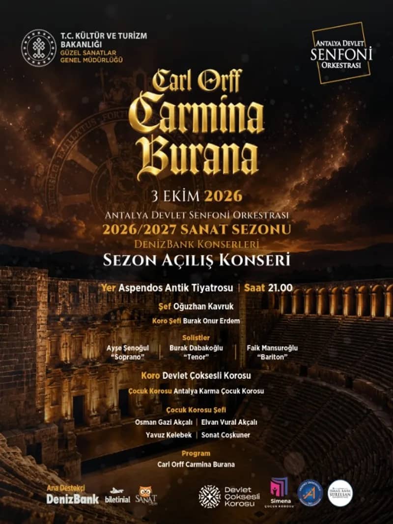 Carmina Burana - Antalya Devlet Senfoni Orkestrası & DenizBank