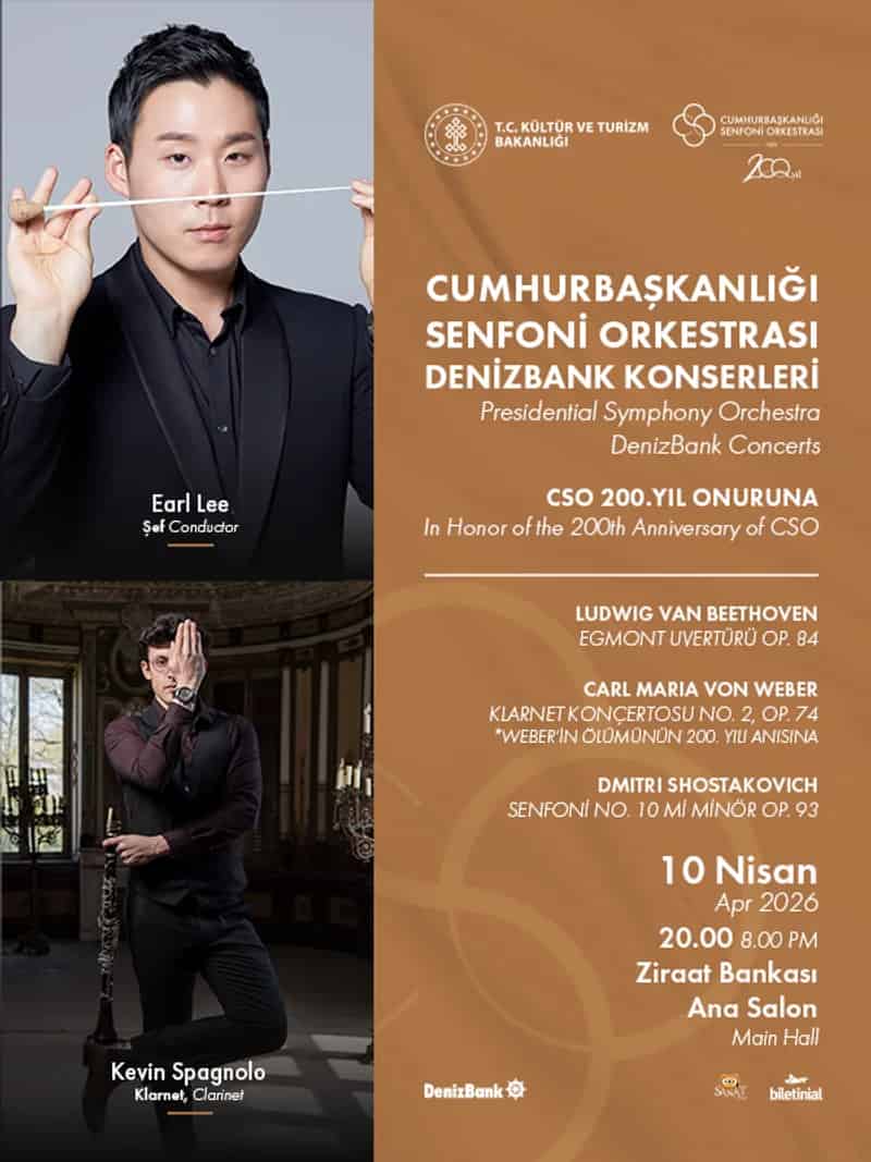 Cumhurbaşkanlığı Senfoni Orkestrası DenizBank Konserleri 10 Nisan