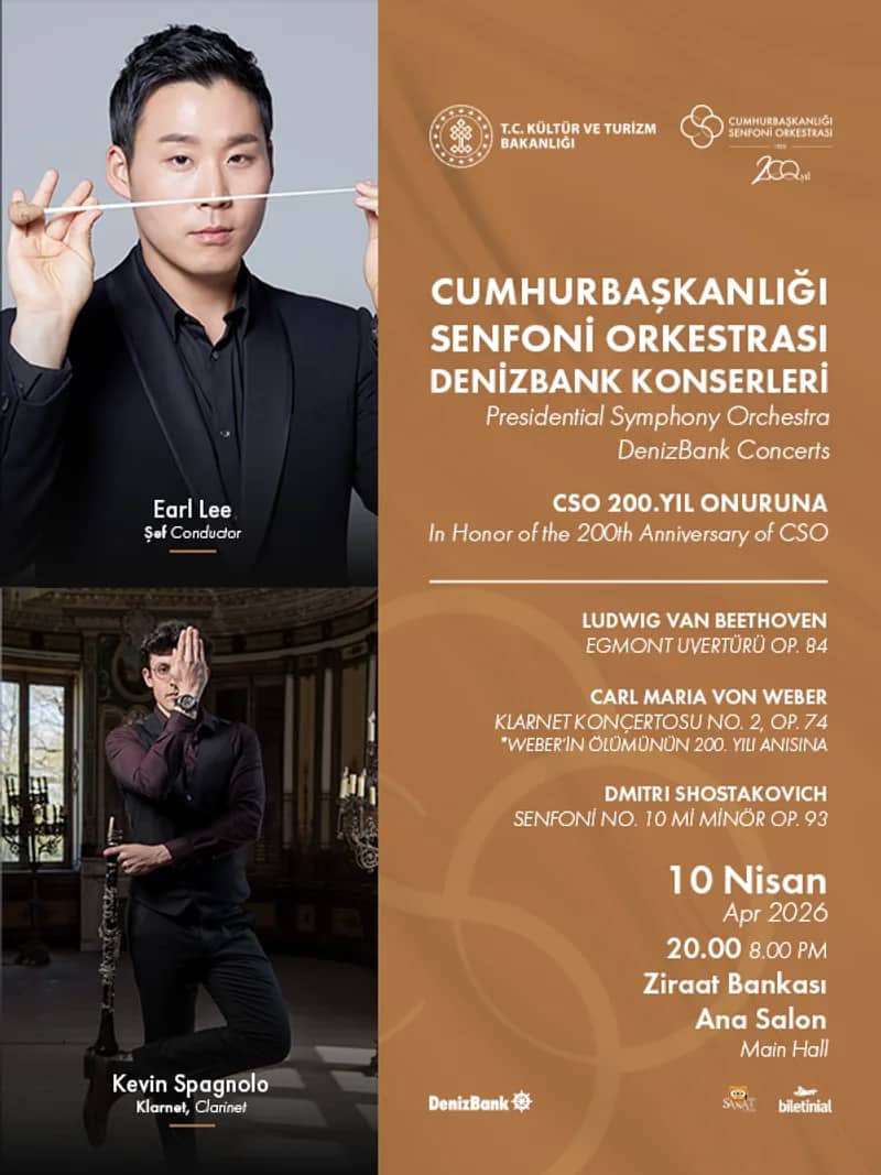Cumhurbaşkanlığı Senfoni Orkestrası DenizBank Konserleri 10 Nisan