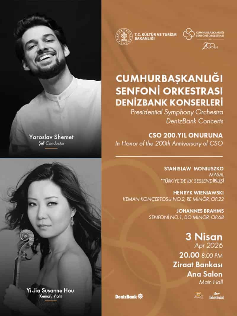 Cumhurbaşkanlığı Senfoni Orkestrası DenizBank Konserleri 3 Nisan