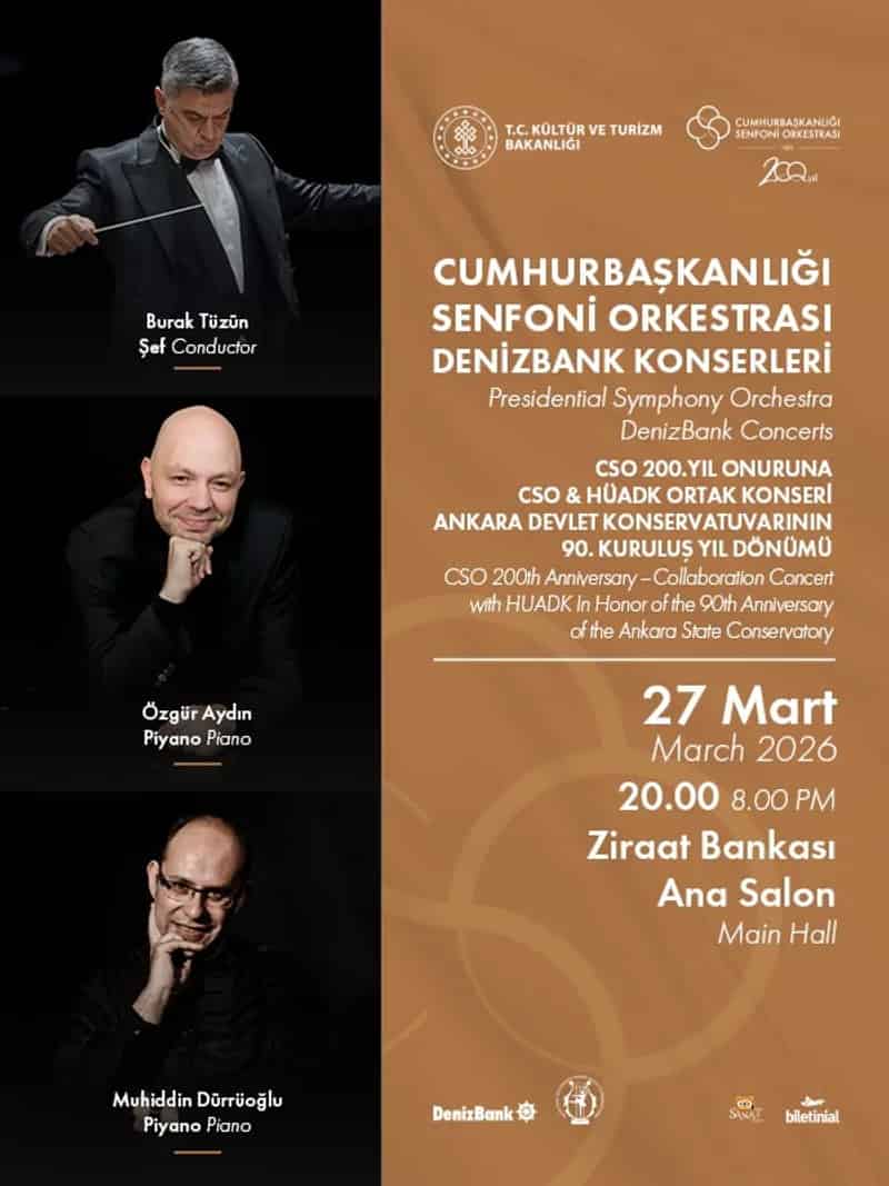 Cumhurbaşkanlığı Senfoni Orkestrası DenizBank Konserleri CSO&Hüdak Ortak