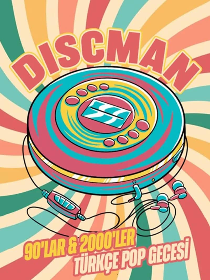 Discman 90’lar & 2000’ler Türkçe Pop Gecesi