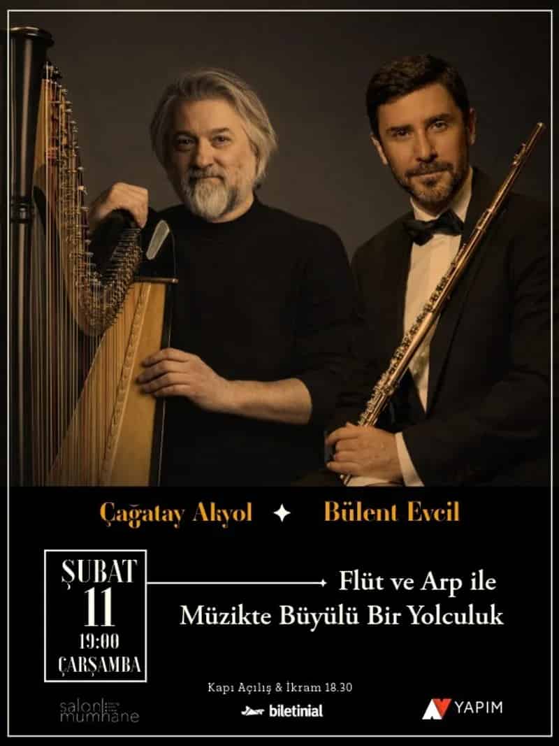 Flüt ve Arp ile Müzikte Büyülü Bir Yolculuk