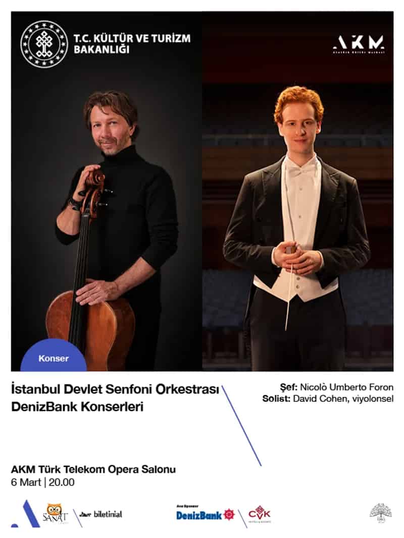 İstanbul Devlet Senfoni Orkestrası DenizBank Konserleri 6 Mart