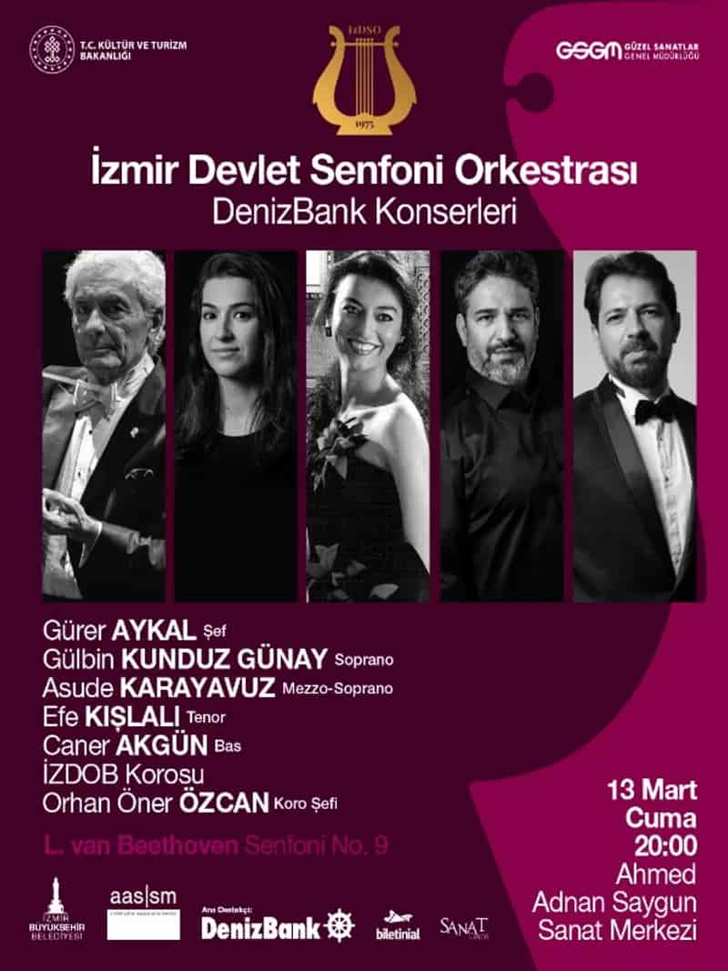 İzmir Devlet Senfoni Orkestrası 13 Mart