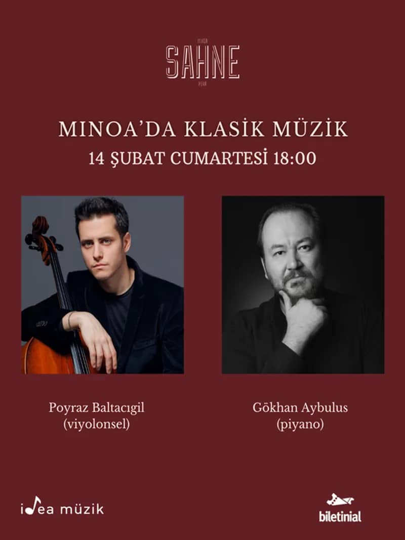 Poyraz Baltacıgil (viyolonsel), Gökhan Aybulus (piyano)