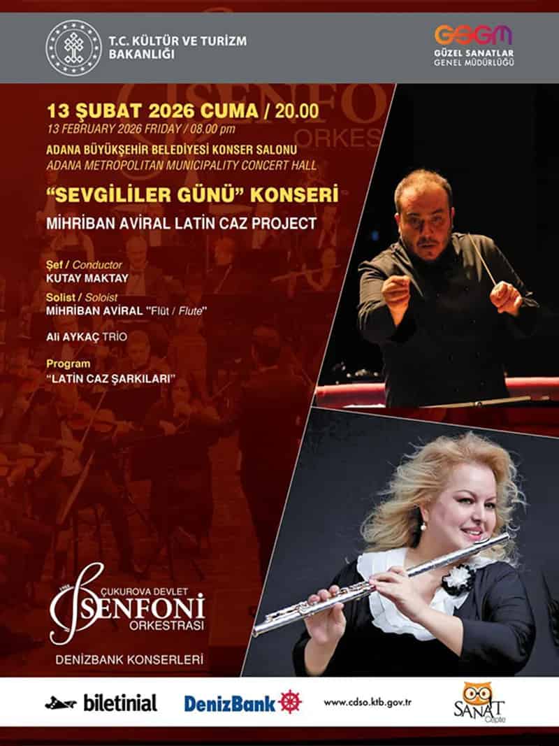 Sevgililer Günü Konseri - Çukurova Devlet Senfoni Orkestrası