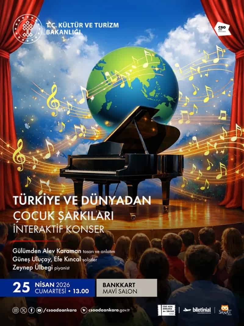 Türkiye ve Dünyadan Çocuk Şarkıları - İnteraktif