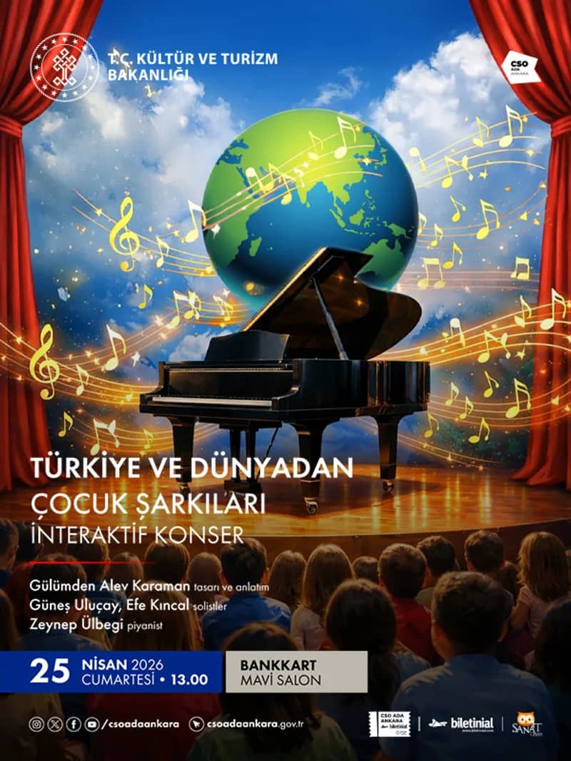Türkiye ve Dünyadan Çocuk Şarkıları - İnteraktif