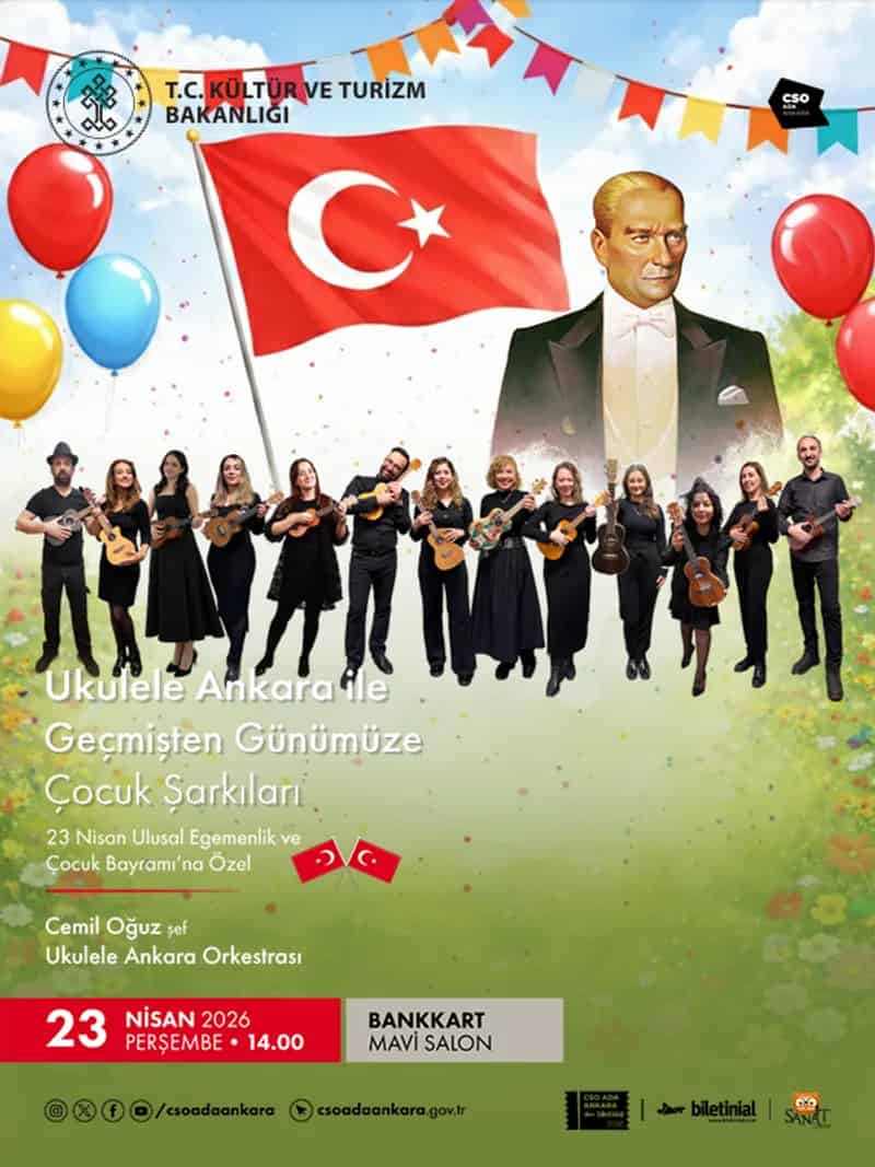 Ukulele Ankara ile Geçmişten Günümüze Çocuk Şarkıları