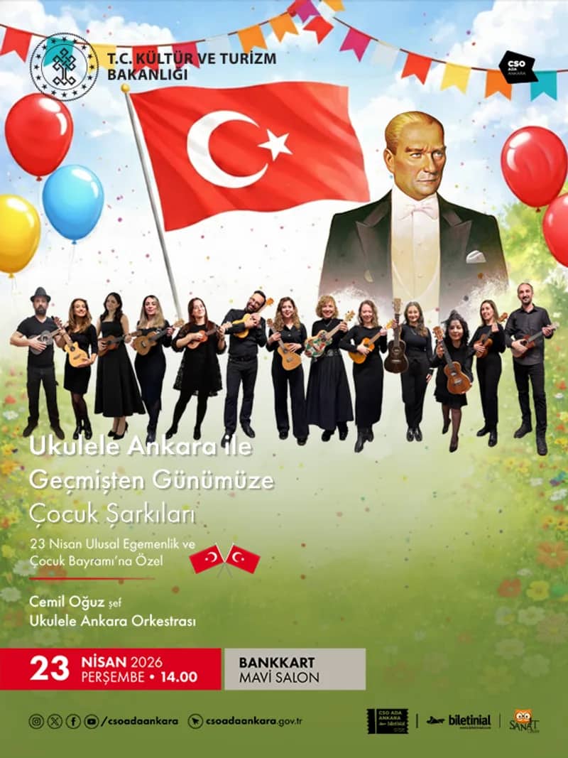 Ukulele Ankara ile Geçmişten Günümüze Çocuk Şarkıları