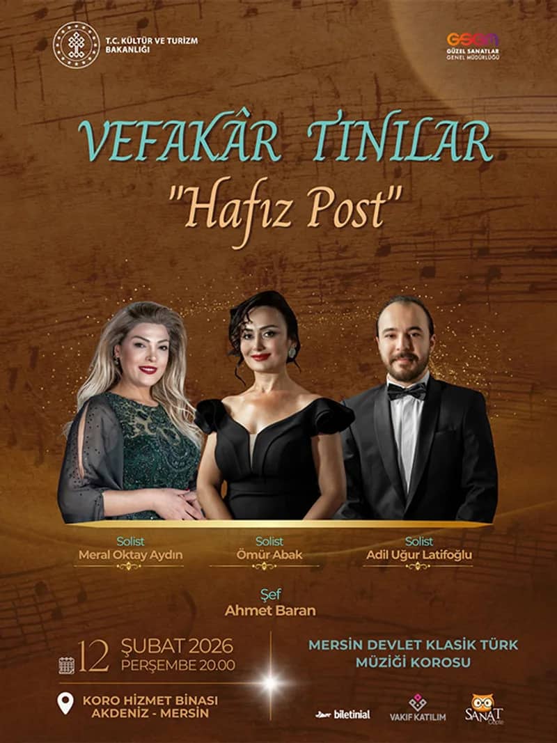 Vefakar Tınılar "Hafız Post" - Mersin Devlet Klasik Türk Müziği Korosu