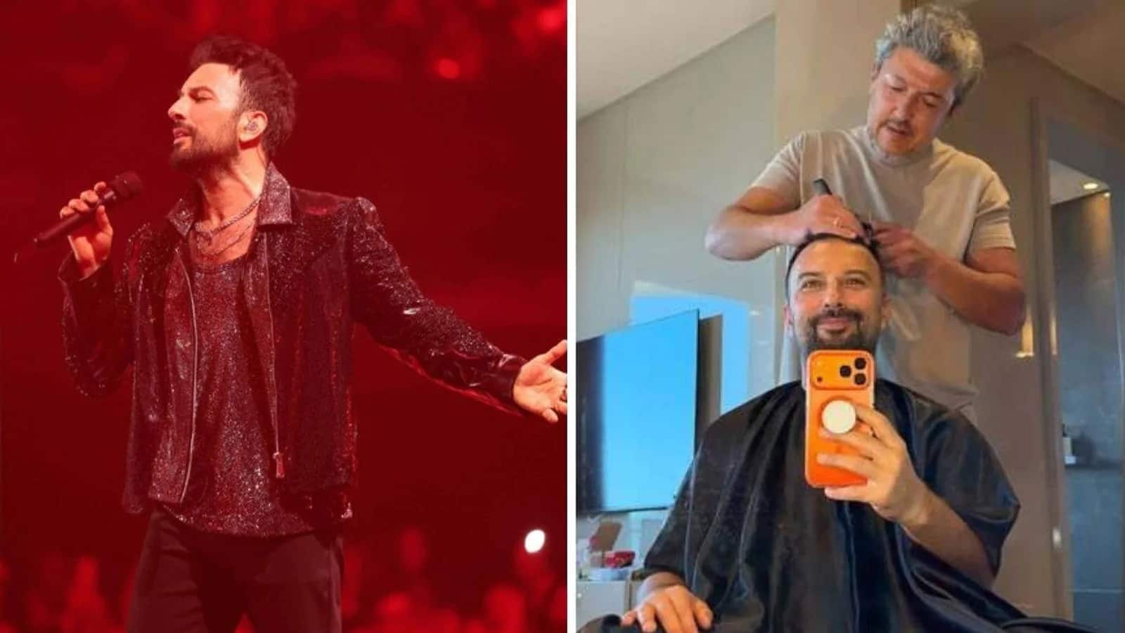 Tarkan, Marmaris Konseri Öncesi Saçlarını Kestirdi
