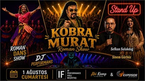 Kobra Murat Live: Stand Up & DJ Performans afişi