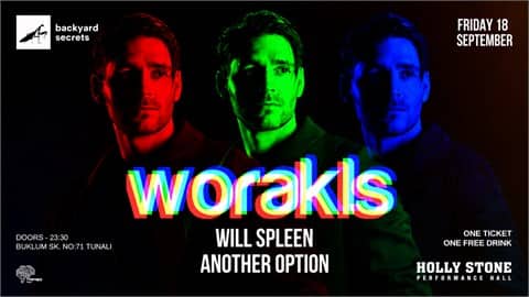 Worakls & Will Spleen & Another Option @ backyard secrets afişi