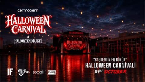 HALLOWEEN CARNIVAL & HALLOWEEN MARKET, 31 Ekim 2026, CerModern, Ankara konser afişi
