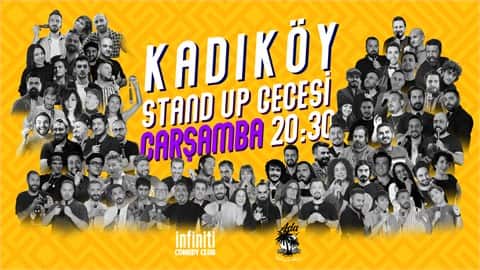 Kadıköy Stand up Gecesi Çarşamba 20:30, 14 Ekim 2026, Ada Bar, İstanbul konser afişi