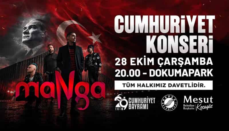 maNga Konseri, 28 Ekim 2026, Dokumapark, Antalya konser afişi