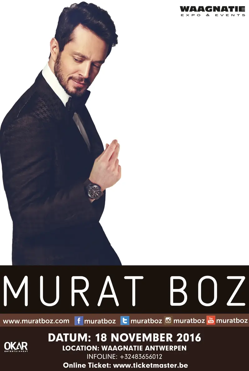 Murat Boz, 7 Kasım 2026, Günay Restaurant Ankara, Ankara konser afişi