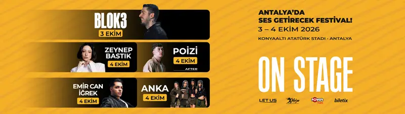 Blok3, 3 Ekim 2026, Konyaaltı Atatürk Stadı, Antalya konser afişi