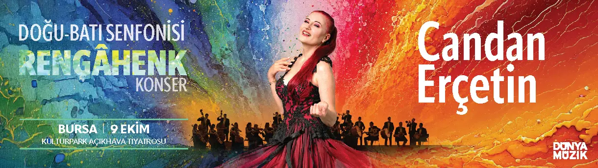 Candan Erçetin - Doğu Batı Senfonisi - Rengahenk Konser afişi