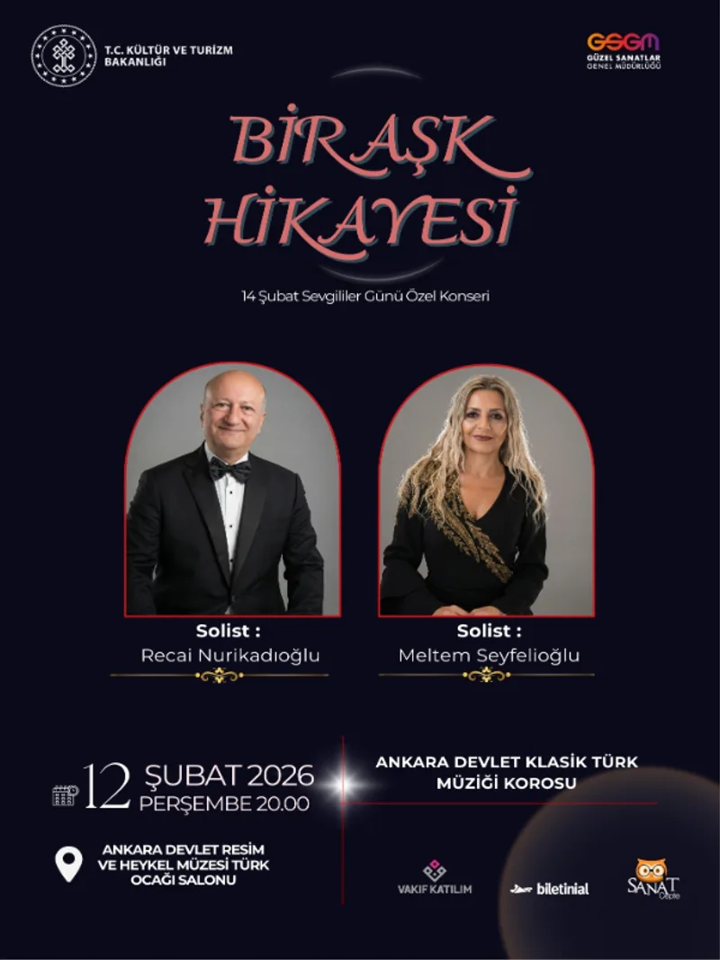 Bir Aşk Hikayesi - 14 Şubat Sevgililer Günü Özel Konseri - Ankara Devlet Klasik Türk Müziği Korosu görseli