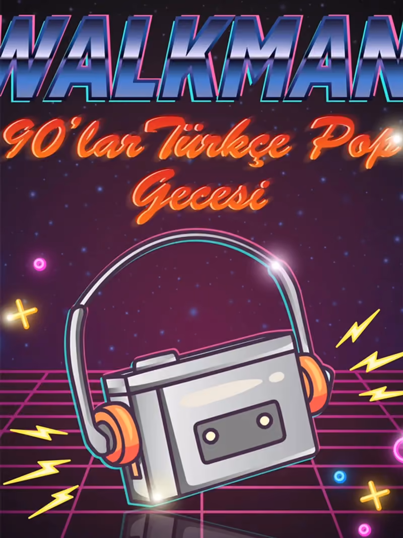 Walkman 90’lar 2000’ler Türkçe Pop Partisi