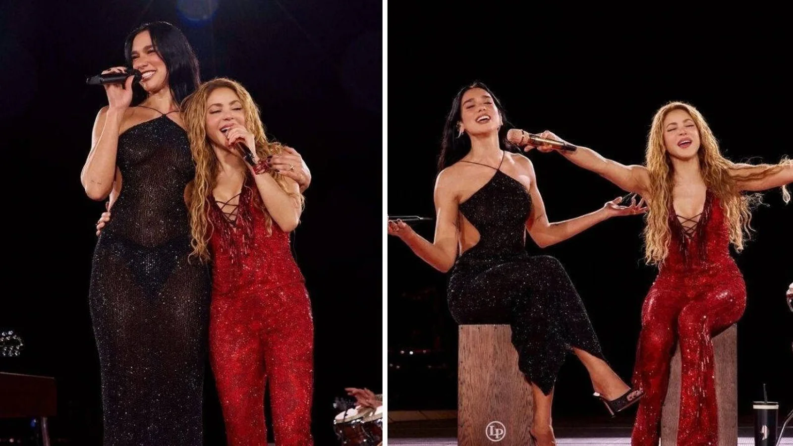 Shakira ve Dua Lipa'dan Madrid'de Unutulmaz Bir Duet Performansı