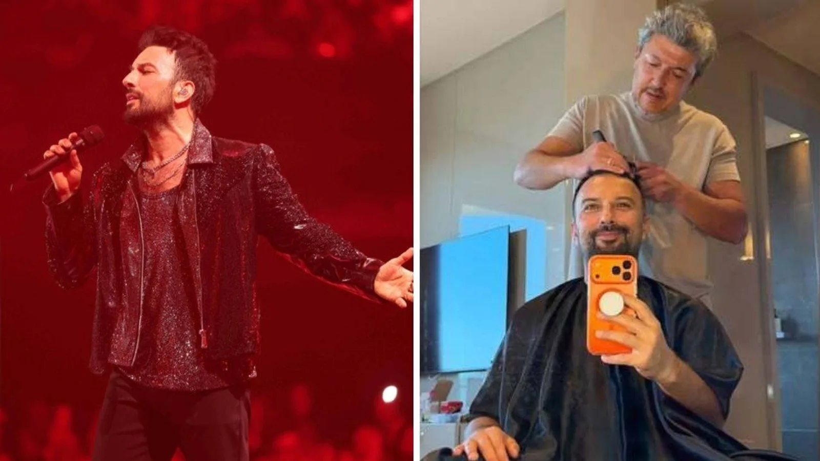 Tarkan, Marmaris Konseri Öncesi Saçlarını Kestirdi
